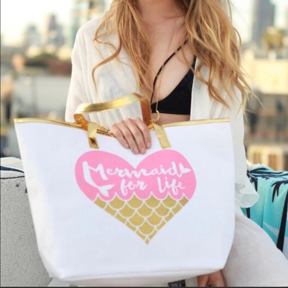 Handbags - SALE 🎉LAST ONE Mermaid 🧜‍♀️ For Life Tote Bag